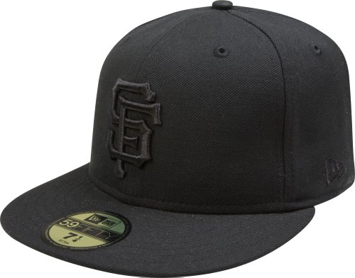 

MLB San Francisco Giants Black on Black 59FIFTY Fitted Cap
