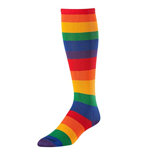TCK Krazisox Rainbow Stripes Over the Calf Socks