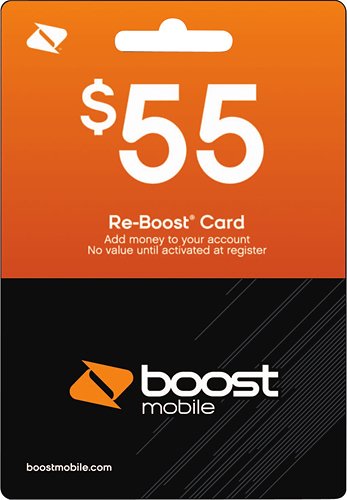 Price tracking for: Boost Mobile $55.00 Reboost Refill Prepaid Card ...