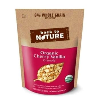 back to nature organic cherry vanilla granola 12 oz. (pack of 6)