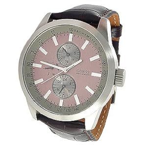 guess' men's steel collection watch #u95073g2