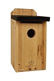 WildBird Care Bluebird Box Cedar Bird House BCH2A, Natural