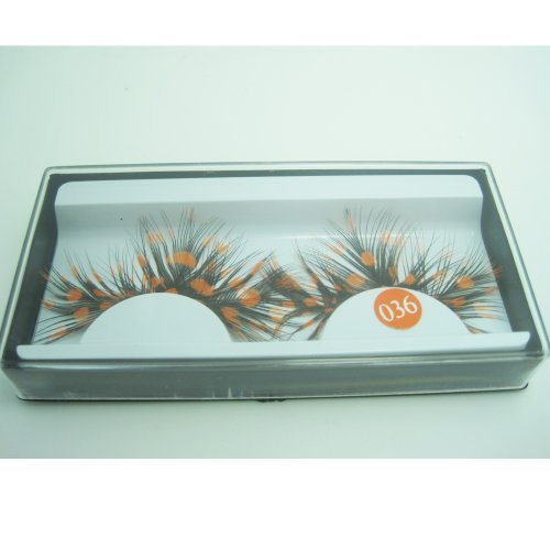 

EVERMARKET(TM) Handmade Make Up Deluxe Party Feather False / Fake Glamour Eyelashes 1475