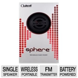 

QuikCell AlphaComm Sphere Mini Portable Speaker