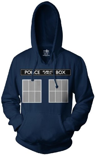 Doctor Who Call Box Pullover Hoodie
