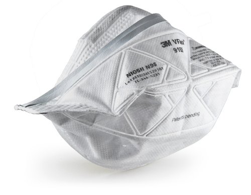 3m 9105pc1-b vflex pleated respirator, 2-pack