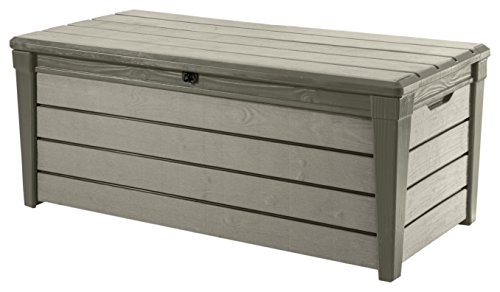 Keter Auflagen- und Universal Brushwood Box, 455 L, taupe / beige