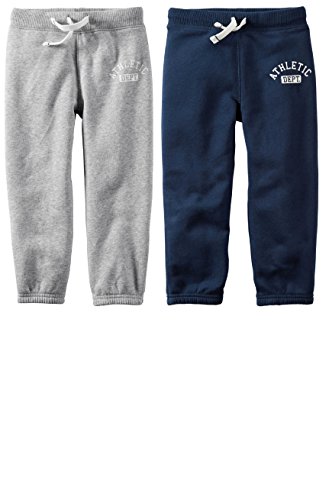 Carter's Toddler Boys 2 Pack Warm Fleece Active Pants