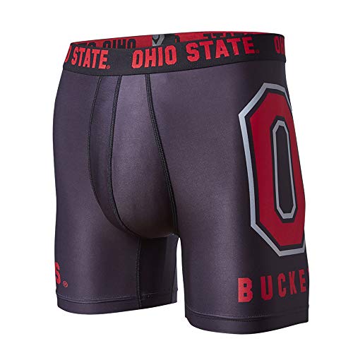 Algopix Similar Product 19 - FANDEMICS NCAA Ohio State Mens Boxer