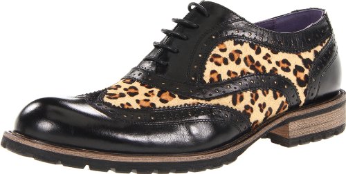 骚气冲天：Steve Madden  史蒂夫·马登 Persey  豹纹雕花男鞋