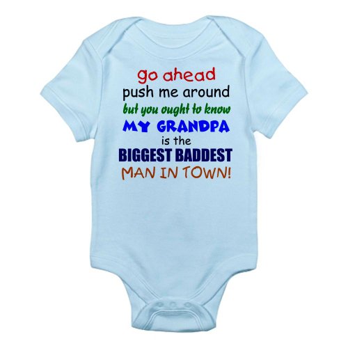 CafePress Infant Bodysuit - Baddest Grandpa Infant Bodysuit