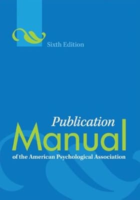Publication Manual of the American Psychological Association