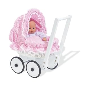 Pinolino 268405-7 - Korbpuppenwagen Marion wei