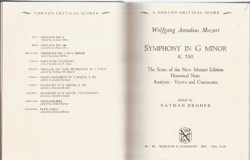 Symphony in G Minor, K. 550 by Wolfgang Amadeus Mozart