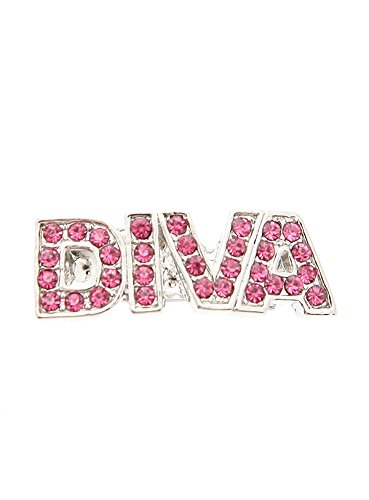

UrbanPup ''Diva'' Swarovski Hair Clip / Dog Barrette (Pink Crystals)