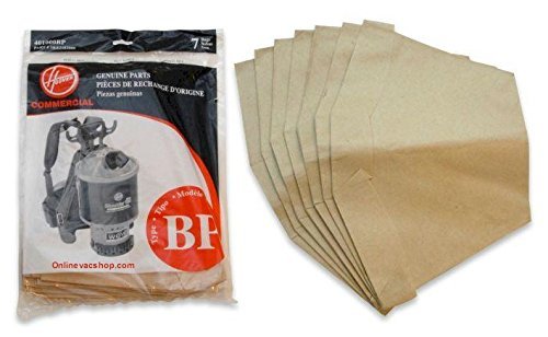 Hoover Vacuum Products - Replacement Bags, For C2401, 7/PK - Sold as 1 PK - Type BP disposable paper bags are designed to fit the Hoover Shoulder Vac C2401.