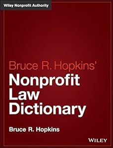 Hopkins' Nonprofit Law Dictionary