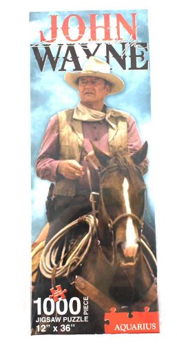 John Wayne Riding 1000-Piece Slim Jigsaw Puzzle