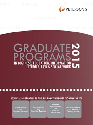 Graduate Programs in Business, Education, Information Studies, Law &amp; Social Work 2015