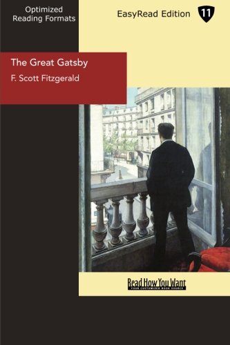 The Great Gatsby: Easyread Edition by F. Scott Fitzgerald