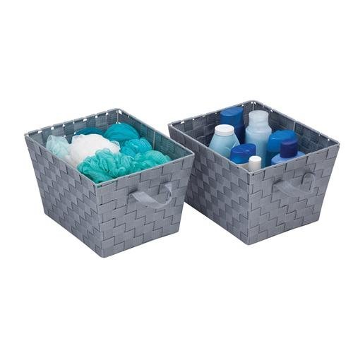 

Honey Can Do Gray Set of 2 Woven Baskets