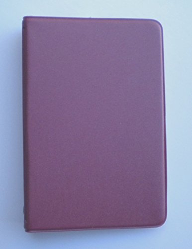 Mead 46030-BY Mini 6-Ring Burgundy Memo Book with 3 x 5-inch Lined Paper