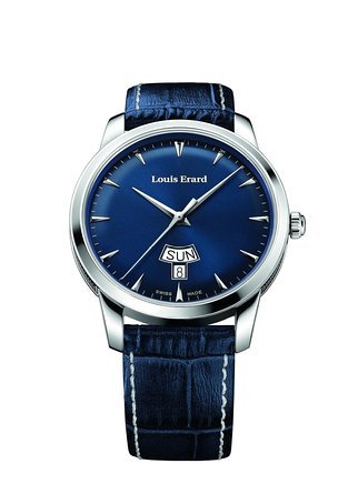 ルイエラール louis erard heritage collection swiss quartz blue