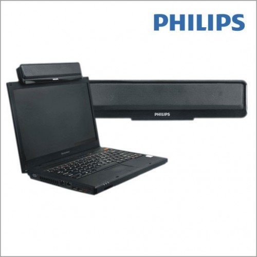 PHILIPS SPA75 4 Watt USB Portable Speaker (Black)