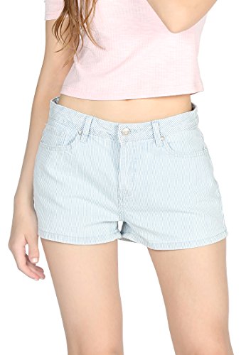 Algopix Similar Product 9 - London Rag Womens Denim Striped Slim