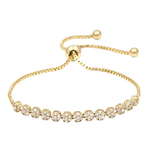 Algopix Similar Product 14 - WeimanJewelry Luxury 18K Gold Plated CZ