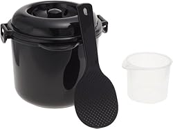 電子レンジ専用炊飯器 備長炭入り ちびくろちゃん 2合炊き