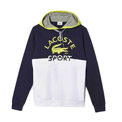 

Lacoste L!ve Color Black Pullover Men's Hoodie Blue/Lime/White sh2333-51-ufp