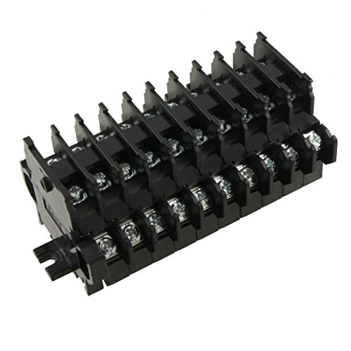 

SODIAL(R) 600V 10A 10 Position Double Level Screw Terminal Block Strip