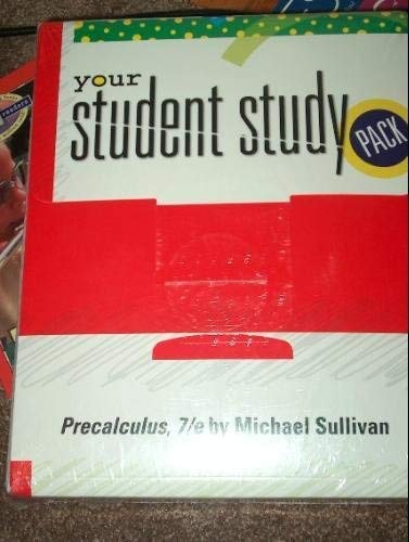 Precalculus: Student Study Pack by Michael Sullivan