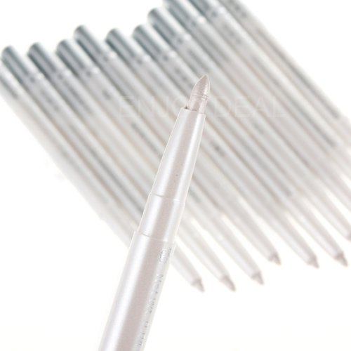 Enjoydeal 5pcs White Highlight Waterproof Cosmetic Makeup Eyeliner Pencil Eye Shadow Pen