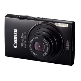 Canon PowerShot ELPH 110 HS Black 16.1 MP 5X Zoom Digital Camera