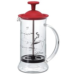 ハリオ カフェプレス・スリムS レッド CPSS-2-R