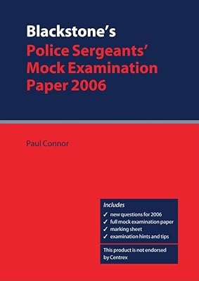 Blackstone's Police Sergeants' Mock Examination Paper