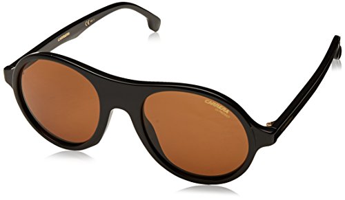 Algopix Similar Product 11 - Carrera 142s Round Sunglasses BLACK