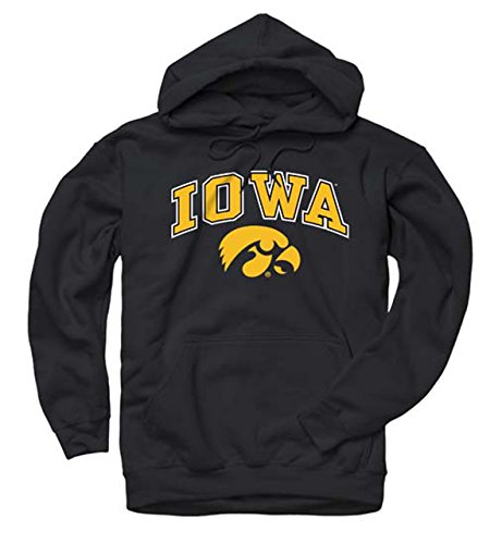 Iowa Hawkeyes Arch with Logo Hooded Sweatshirt