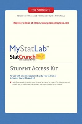 MyStatLab -- Standalone Access Card