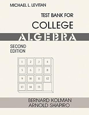 Test Bank for College Algebra