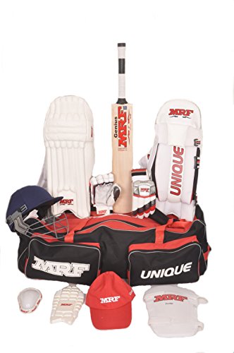 MRF Unique English Willow Cricket Kit, Junior