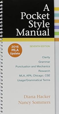A Pocket Style Manual, 2016 MLA Update Edition