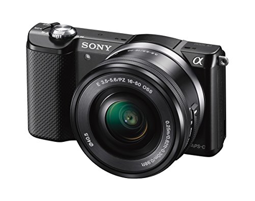 Sony Alpha A5000L 20.1MP Digital SLR Camera (Black) with 16-50mm Lens (ILCE-5000L)