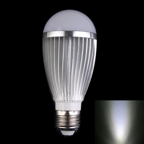 

Vktech New Energy-saving E27 7W 85V-265V LED Light Lamp Ball Bulb - Silver