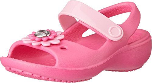 Crocs Girls' Keeley Mini Wedge Peep Toe Sandal