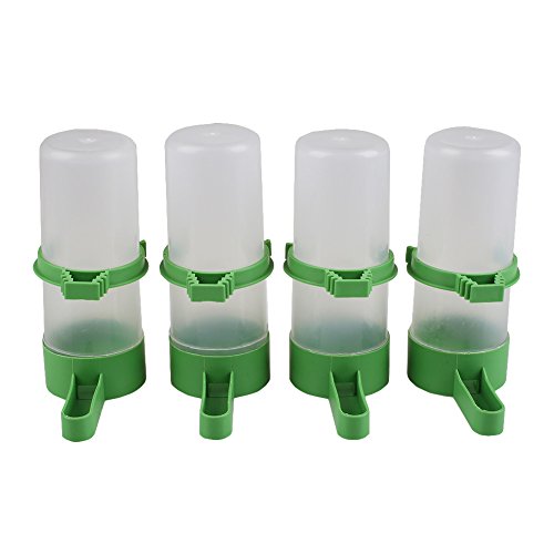 Algopix Similar Product 20 - JWBOSS 4Pcs Bird Food Feeder Waterer