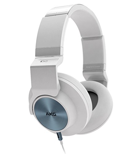 akg k545 wht studio-quality, closed-back, over the ear