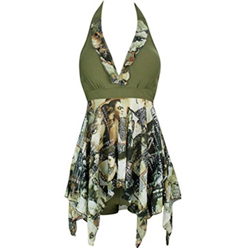Taiycyxgan Women Halter Tankini Swimsuit